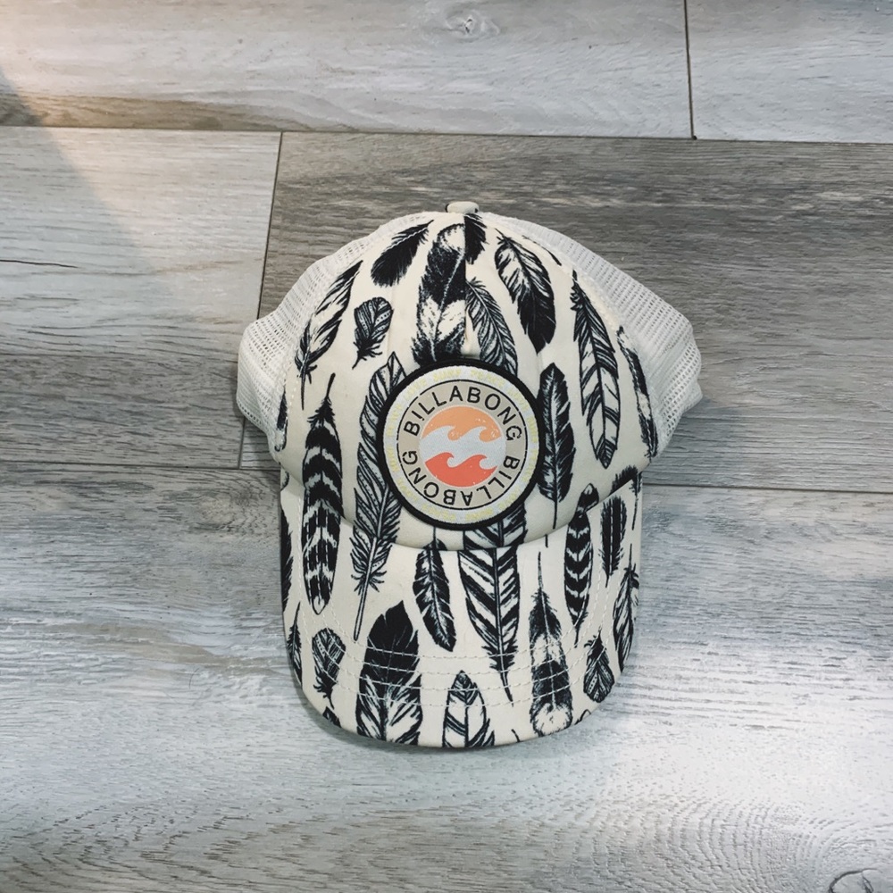 feather boho billabong hat